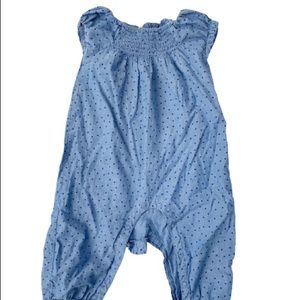 H&M blue romper size 12-18 mo